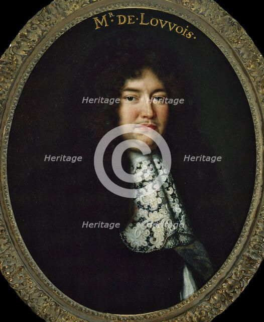 Portrait of François Michel Le Tellier, Marquis of Louvois (1641-1691) , c. 1680. Creator: Voet, Jacob Ferdinand (1639-1689).