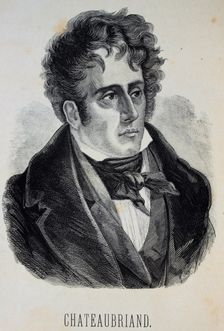 Portrait of François-René, vicomte de Chateaubriand (1768-1848), 1880. Creator: Doré, Gustave (1832-1883)