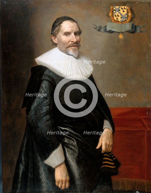 Portrait of François van Aerssen (1572-1641), Lord of Sommelsdijk, De Plaat and Spijk, 1636. Creator: Michiel van Mierevelt.