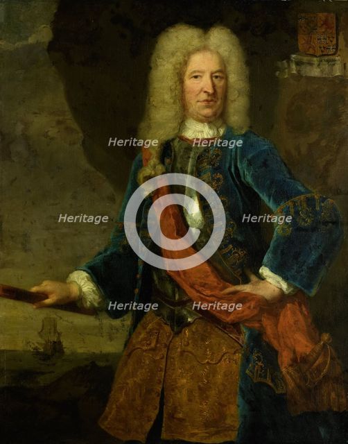 Portrait of François van Aerssen, Lord of Sommelsdijk, Vice-Admiral of Holland and West-Friesland, 1 Creator: Mattheus Verheyden.