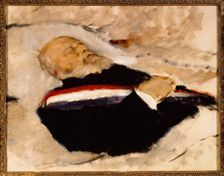 Portrait of Francois Vincent Raspail (1794-1878), chemist and politician, on his deathbed, c1873-188 Creator: Unknown