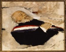 Portrait of Francois Vincent Raspail (1794-1878), chemist and politician, on his deathbed, c1873-188 Creator: Unknown