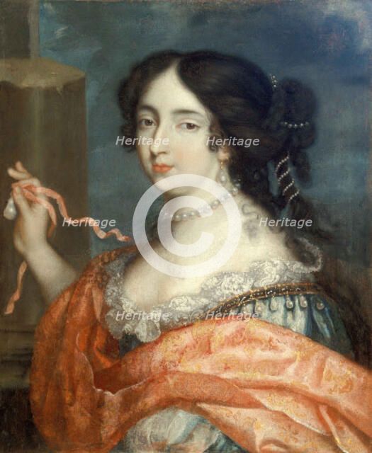 Portrait of Françoise d'Aubigné (1635-1719), Madame Scarron, c. 1670. Creator: Anonymous.