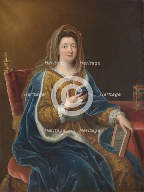 Portrait of Françoise d'Aubigné, Marquise de Maintenon (1635-1719), after 1694. Creator: Mignard, Pierre (1612-1695).