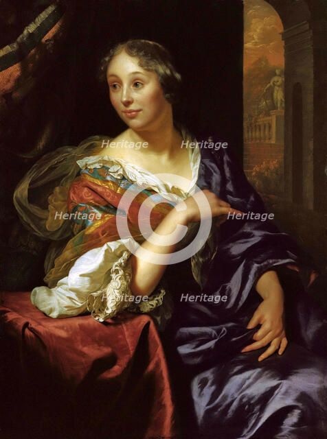 Portrait of Françoise van Diemen, 1679. Creator: Schalcken, Godfried Cornelisz (1643-1706).