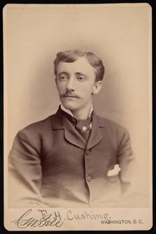 Portrait of Frank Hamilton Cushing (1857-1900), Before 1893. Creator: Charles Milton Bell