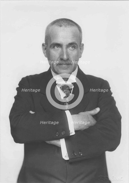 Portrait of Frank Wedekind (1864-1918), 1900s-1910s. Creator: Anonymous.
