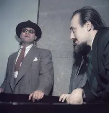 Portrait of Frankie Laine and Mitch Miller, New York, N.Y., 1946. Creator: William Paul Gottlieb