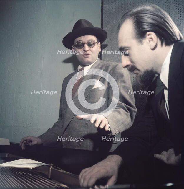 Portrait of Frankie Laine and Mitch Miller, New York, N.Y., 1946. Creator: William Paul Gottlieb.