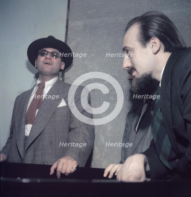 Portrait of Frankie Laine and Mitch Miller, New York, N.Y., 1946. Creator: William Paul Gottlieb.