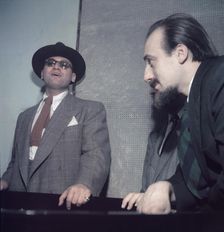 Portrait of Frankie Laine and Mitch Miller, New York, N.Y., 1946. Creator: William Paul Gottlieb