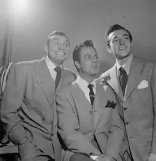 Portrait of Frankie Laine and Vic Damone, New York, N.Y., 1946. Creator: William Paul Gottlieb
