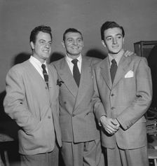 Portrait of Frankie Laine and Vic Damone, New York, N.Y., 1946. Creator: William Paul Gottlieb