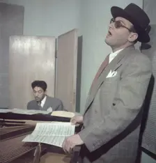 Portrait of Frankie Laine, New York, N.Y., 1946. Creator: William Paul Gottlieb