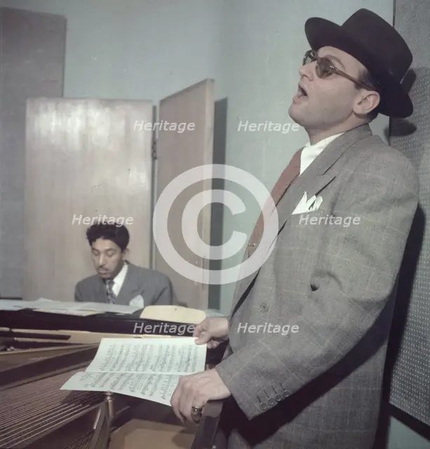 Portrait of Frankie Laine, New York, N.Y., 1946. Creator: William Paul Gottlieb.