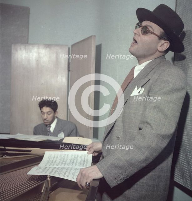 Portrait of Frankie Laine, New York, N.Y., 1946. Creator: William Paul Gottlieb.