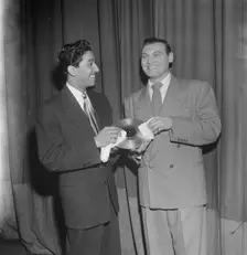 Portrait of Frankie Laine, New York, N.Y., 1946. Creator: William Paul Gottlieb