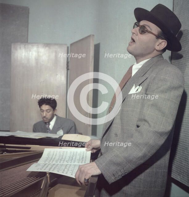 Portrait of Frankie Laine, New York, N.Y., 1946. Creator: William Paul Gottlieb.