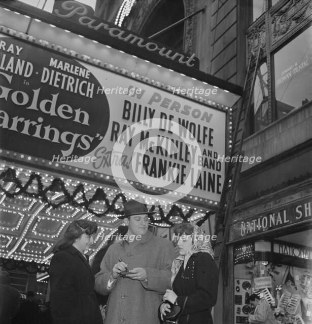 Portrait of Frankie Laine, Paramount Theater, New York, N.Y., 1946. Creator: William Paul Gottlieb.