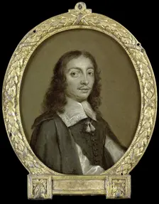 Portrait of Frans Godin, Poet in Brussels, 1732-1771. Creator: Jan Maurits Quinkhard
