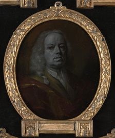 Portrait of Frans Greenwood, Miniaturist, Glass Engraver and Poet in Dordrecht, 1732-1771. Creator: Aert Schouman