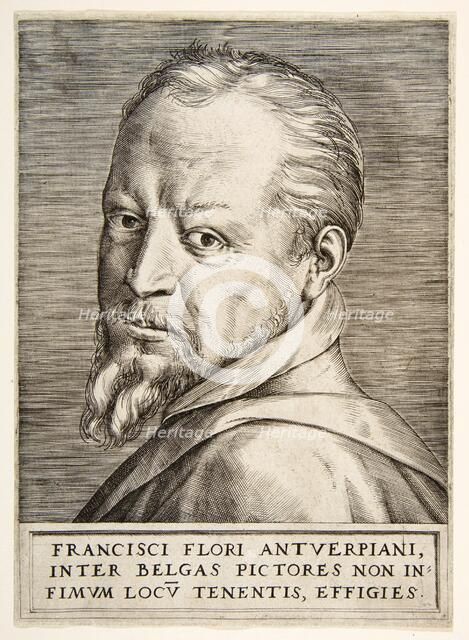 Portrait of Frans Floris, 16th century. Creator: Giulio Bonasone (fl. 1531 - 1576).