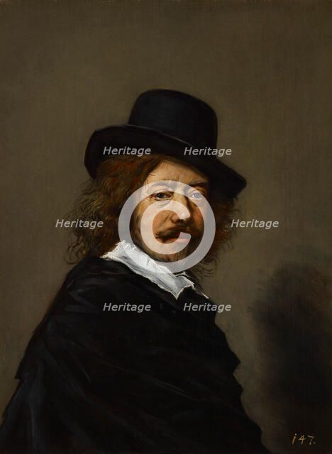 Portrait of Frans Hals, about 1650. Creator: Frans Hals.