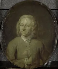 Portrait of Frans van Steenwijk, Poet and Playwright in Amsterdam, 1732-1771. Creator: Jan Maurits Quinkhard