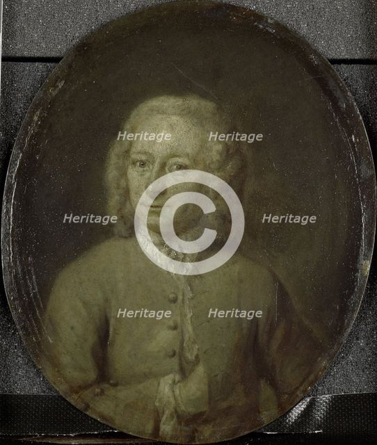 Portrait of Frans van Steenwijk, Poet and Playwright in Amsterdam, 1732-1771. Creator: Jan Maurits Quinkhard.