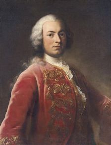 Portrait of Franz Carl von Soyer, 1750. Creator: Georg Desmarees