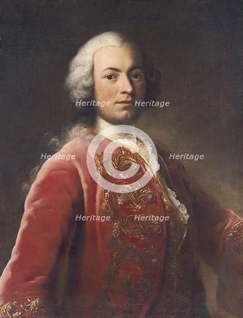 Portrait of Franz Carl von Soyer, 1750. Creator: Georg Desmarees.
