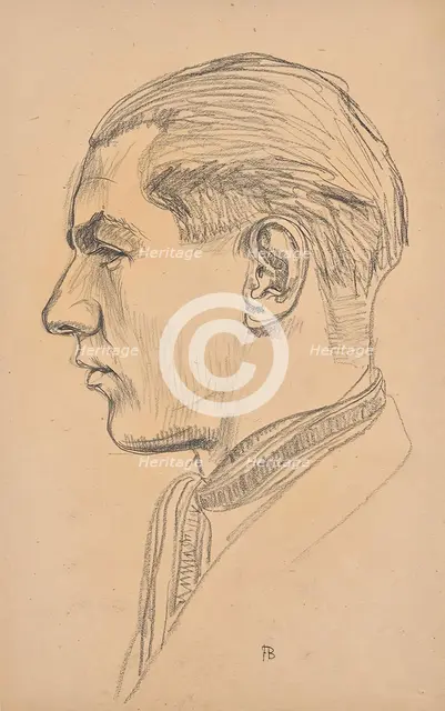 Portrait of Franz Barwig the Younger, around 1921. Creator: Franz Barwig the Elder.