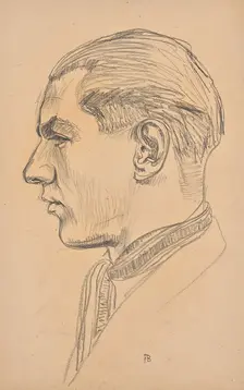 Portrait of Franz Barwig the Younger, around 1921. Creator: Franz Barwig the Elder