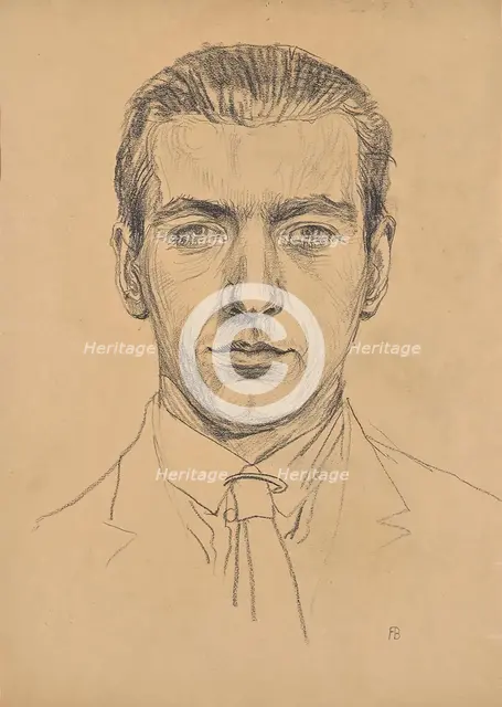 Portrait of Franz Barwig the Younger, around 1921. Creator: Franz Barwig the Elder.