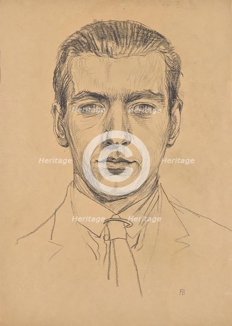 Portrait of Franz Barwig the Younger, around 1921. Creator: Franz Barwig the Elder.