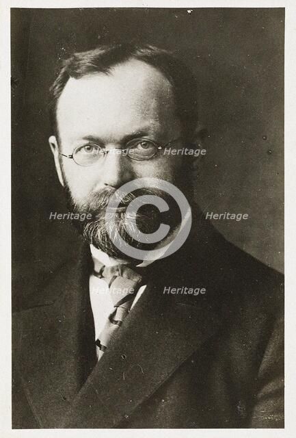 Portrait of Franz Bruno Hofmann (1869-1926), 1926. Creator: Anonymous.