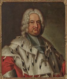 Portrait of Franz Georg von Schönborn (1682-1756), c. 1740. Creator: Anonymous