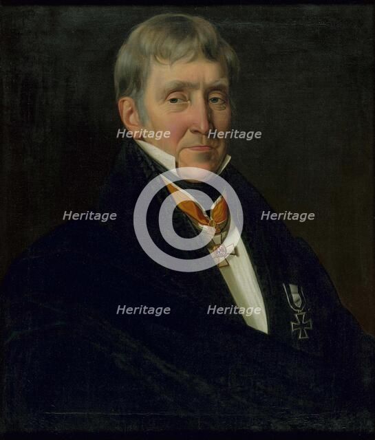 Portrait of Franz Gerhard Wegeler (1765-1848), 1839. Creator: Richter, Johann Heinrich (1803-1845).