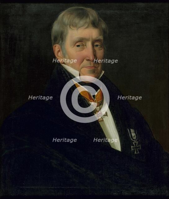 Portrait of Franz Gerhard Wegeler (1765-1848), 1839. Creator: Richter, Johann Heinrich (1803-1845).