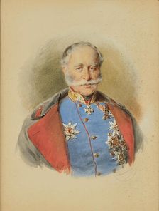 Portrait of Franz Graf von Wimpffen (1797-1870), 1870. Creator: Kriehuber, Josef (1800-1876)