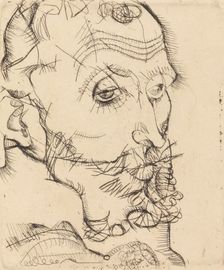 Portrait of Franz Hauer, 1914. Creator: Egon Schiele