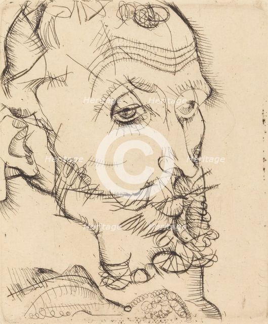 Portrait of Franz Hauer, 1914. Creator: Egon Schiele.