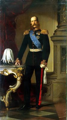 Portrait of Franz Josef I, Emperor of Austria, 1874. Creator: Heinrich von Angeli
