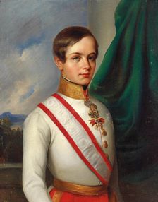 Portrait of Franz Joseph I of Austria, 1849