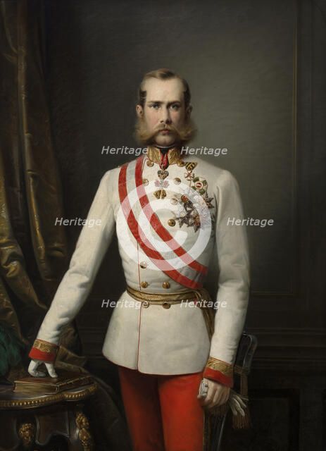 Portrait of Franz Joseph I of Austria, 1862.