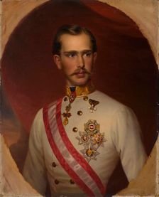 Portrait of Franz Joseph I of Austria, c. 1858
