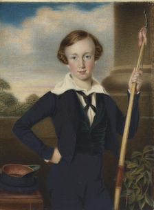 Portrait of Franz Joseph I of Austria, c1840. Creator: Daffinger, Moritz Michael (1790-1849)