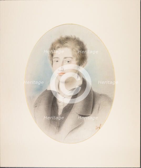 Portrait of Franz Liszt (1811-1886), 1827. Creator: Minasi, James Anthony (1776-1865).