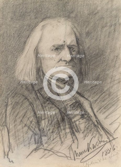 Portrait of Franz Liszt (1811-1886), 1886.