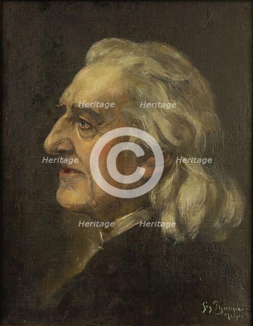 Portrait of Franz Liszt (1811-1886). Artist: Thoma, Leonhard (1864-1921)